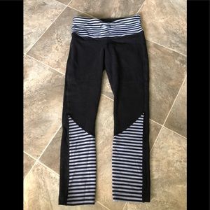 Lululemon striped crops